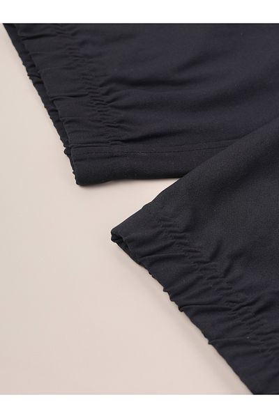 Technosport By Styli Solid Stretch Joggers with Drawstring