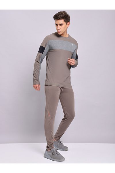 Technosport By Styli بنطال رياضي مطاطي متوسط الارتفاع