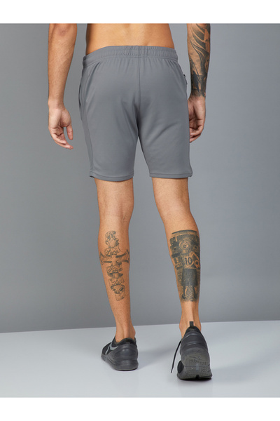 Technosport By Styli Solid Mid Rise Regular Fit Shorts