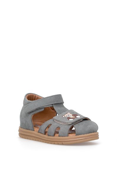 Ayakkabı Fuarı Elit Ai̇k-1928 Booties Boys Flat Sandals Gray