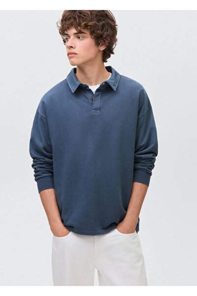 Mango Teen Polo yaka sweatshirt