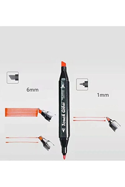 Wexta 24’lü Profesyonel Art Marker Boya Kalem Seti, Proje Mimarlık Çizim Seti Çanta Hediyeli