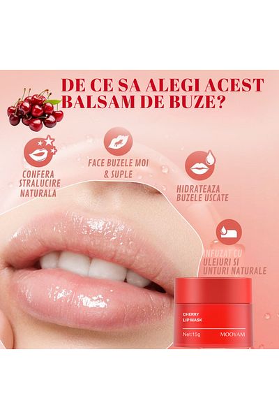 OEM Hydrating Lip Balm and Mask, Cherry Lip Mask - 15g