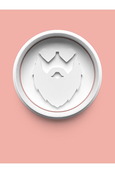 AKTASTORE قالب بسكويت على شكل رجل ملتحي وقالب عجينة السكر