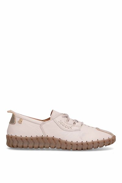 Venüs 2010724Y Women's Genuine Leather Casual Shoes Beige