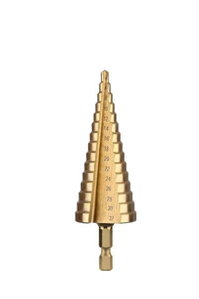 Lenox Tools 4-32 mm Kademeli Matkap Ucu HSS Panç Ucu Metal Sac Plastik Delme