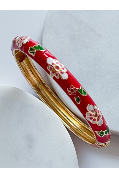 CHARMLUCKY MiNELİ ÇİÇEK KELEPÇE BİLEZİK