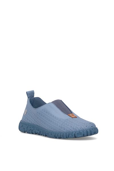 Mammamia D25YA-665 Pantofi casual de damă din piele naturală Albastru