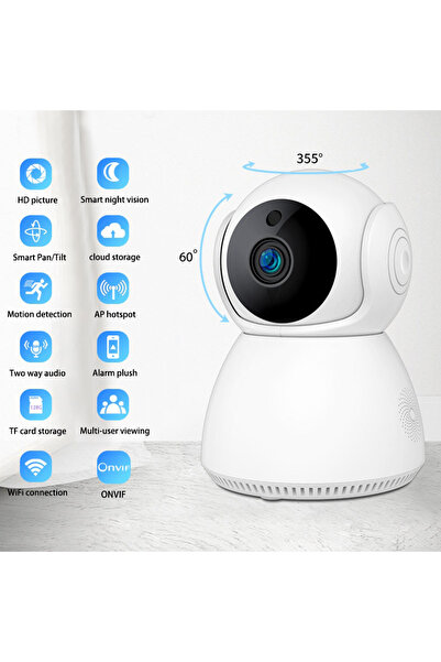 VERTO Baby Monitor audio-video camera 4MP 2560 x 1440, with Pan/Tilt 355 degrees