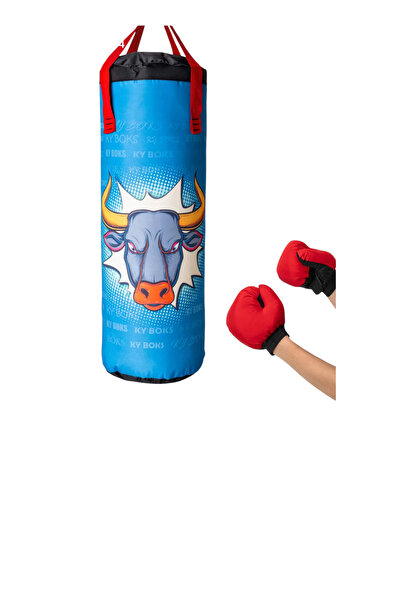hn sport Çocuk Boks Torbası ve Boks Eldiveni Boks Seti 60X20