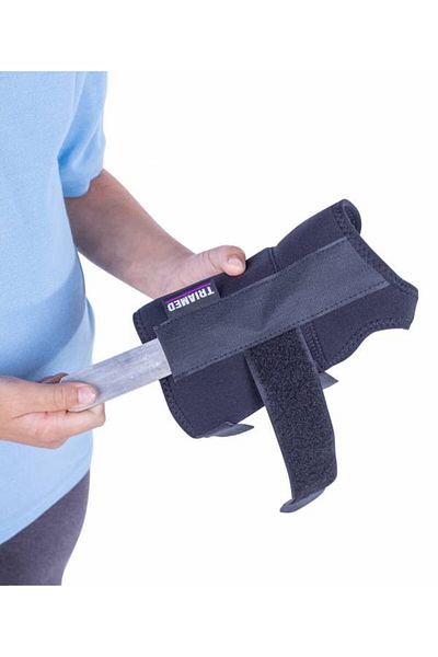 OEM Wrist orthosis, fixed hand, for children, Triamed Triacarp Junior, SRT222, Black, 3, Straight
