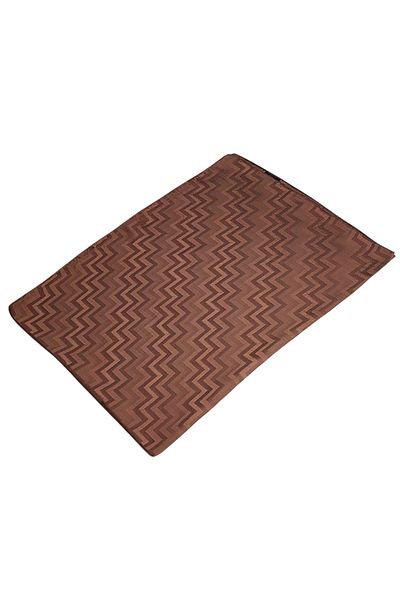 mim eşarp Silky Textured Jacquard Zigzag Patterned Shawl 75X190 cm