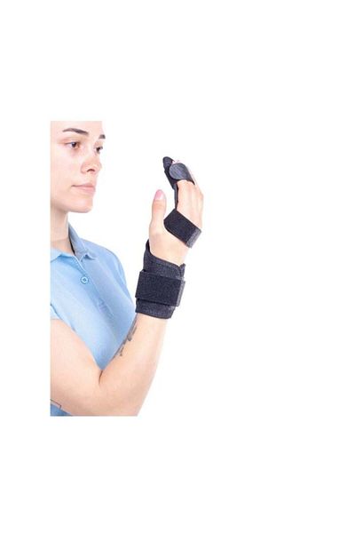 OEM Triamed M Finger fixed wrist brace, SRT237, Black, 2