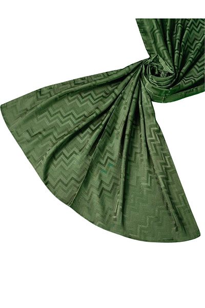 mim eşarp Silky Textured Jacquard Zigzag Patterned Shawl 75X190 cm