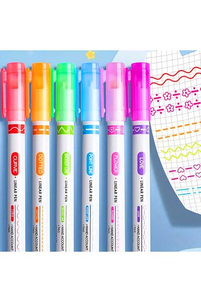 Art Tone Chen Rui̇ Seal Pen Cx-6006A 6 Patterns 6 Colors
