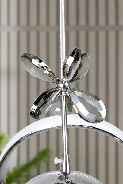 Ultra Home Peru Model 3 RENK Krom Kaplama Modern Salon Oturma Odası Mutfak Hol Antre Led Sarkıt Avize