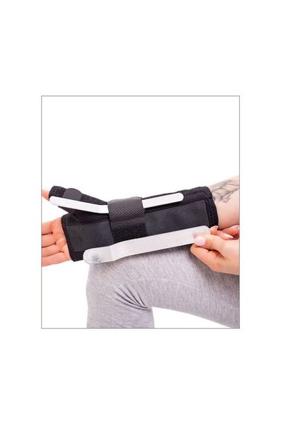 OEM Wrist brace, fixed finger hand, Triamed Triacarp M Finger, SRT213, Black, 2, Left