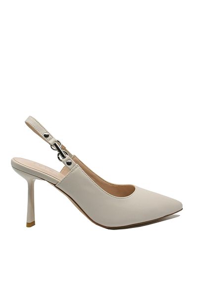 Epica Epica cut-out occasion shoes, apricot beige, made of genuine leather