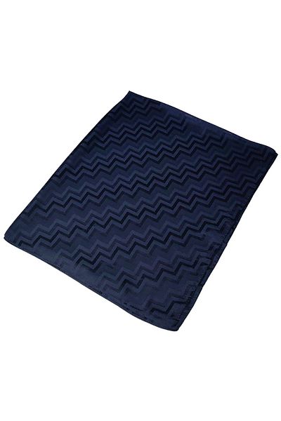 mim eşarp Silky Textured Jacquard Zigzag Patterned Shawl 75X190 cm