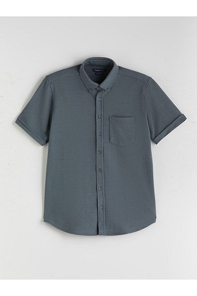 LC Waikiki Мъжка риза с къс ръкав Regular Fit, нов сезон