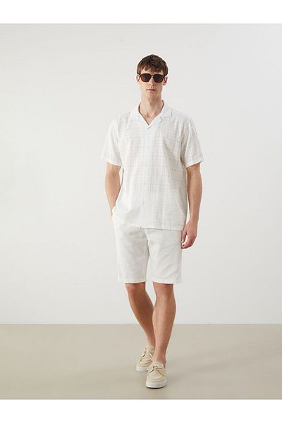 LC Waikiki Regular Fit Resort Collar Short Sleeve Men's Shirt