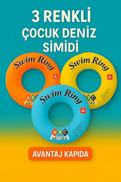 Avantaj Kapıda Children's Sea Ring Blue Abcd Model – 3–7 Years / up to 25 kg