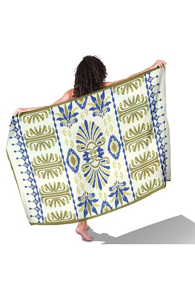 TUA Zeyla Pattern Satin Pareo