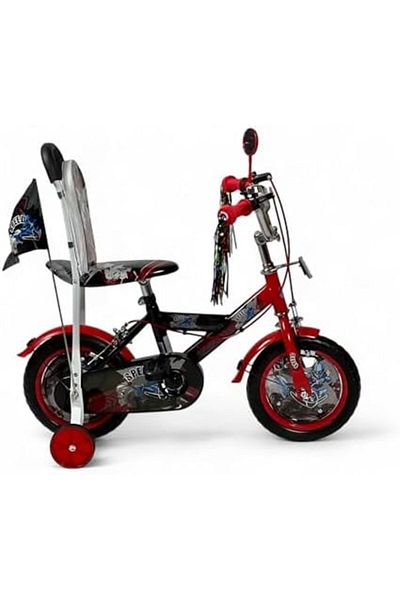 ALBADER Kids Bike 12-Inch, Children's Bike With Backrest, Bicycle For Kids, Freestyle Kids Bike