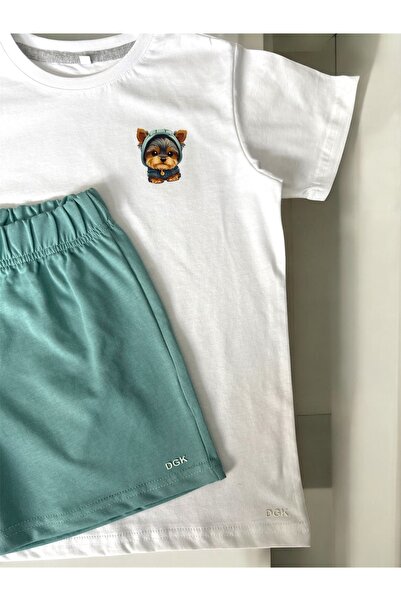 DGK COLLECTİON Printed Boy's 2-Piece Set Shorts and Tshirt 100% Cotton