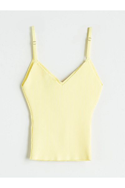 LC Waikiki Lcw V-Neck Women's Knitwear Singlet