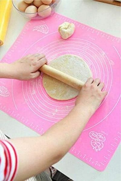 STOREMAX Jvnnastore 001 Large Size Silicone Dough Rolling Mat 60X45 cm Trendyfr 646268