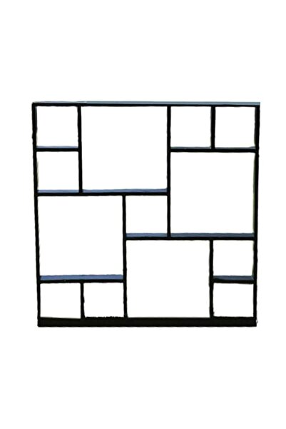 SIKS Matriță cu contur pentru turnarea betonului amprentat, pavaj sau piatră decorativă, 45 x 4 x 45 cm