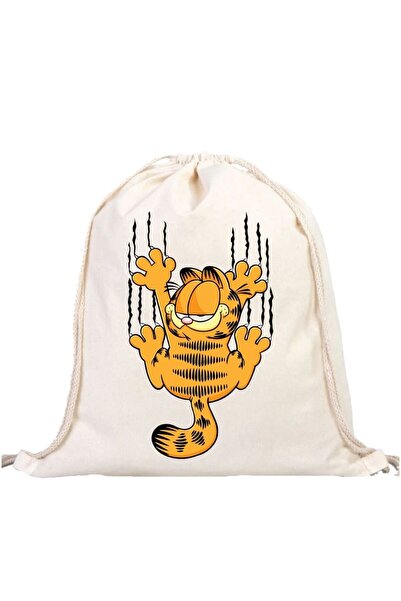 ÇANTA Colorful Adventure Garfield - Cartoon Garfield Patterned Drawstring Bag