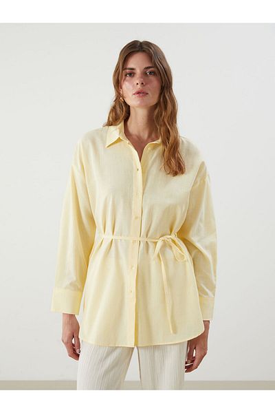 LC Waikiki Sari Buy Belted Oversize Women's Shirt
