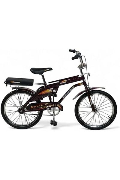 ALBADER Rambo 20 Inch Bicycle, Dual Seat Kids Bike with Rear Passenger Seat, Steel Frame