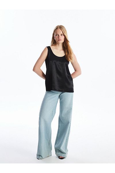 LC Waikiki Lcw U-Neck Straight Strap Women's Tank Top Fast Fashion