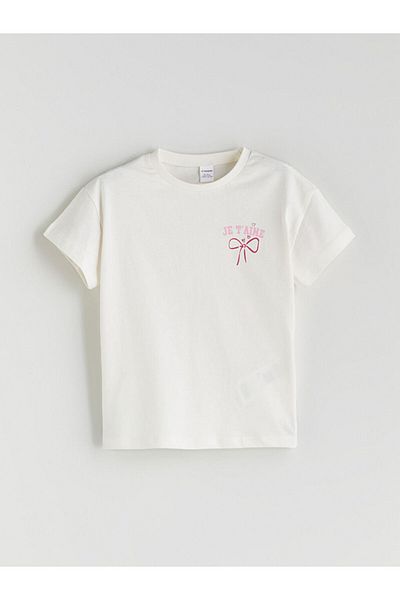 LC Waikiki Pink Crew Neck Girl's T-Shirt Pack of 2