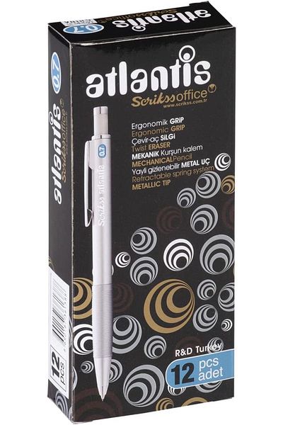 STOREMAX Ntwork Office Atlantis Versatil Pen 0.7 mm 12 Pack Black Art 1087243