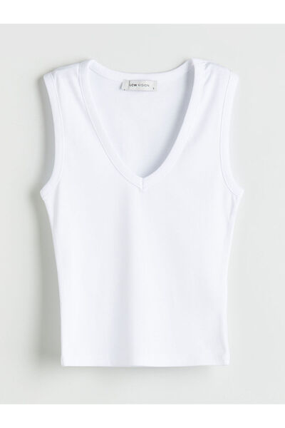LC Waikiki Create Your Style from Uzg Store |   V-Neck Women's Tank Top