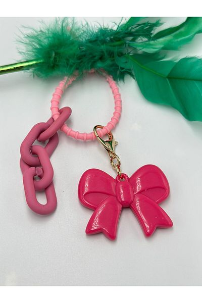MyladyAccessoriess Bow and Chain Detail Bag Accessory