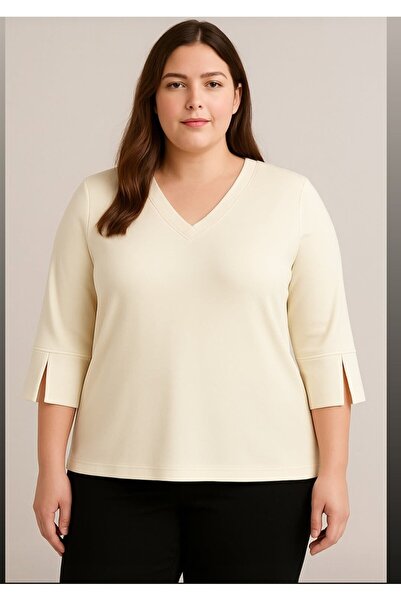 Te&Te Women's plus size viscose blouse