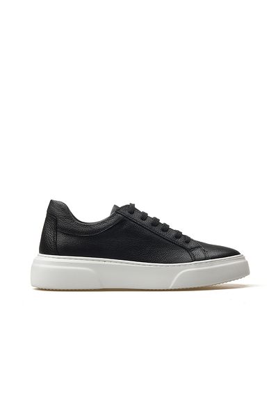 YAŞAR KAŞLI Men's Genuine Leather Casual Shoes 25Y Ykm-23651 m Black