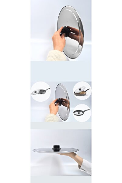 toyigoo Hsnet 27 cm Frying Pan Cover Steel Żelazny Design - Tygo2081-9928