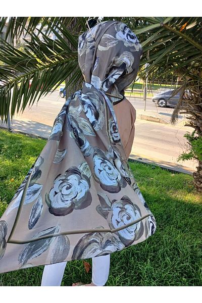 Nilbutik Flower Pattern Cotton Shawl