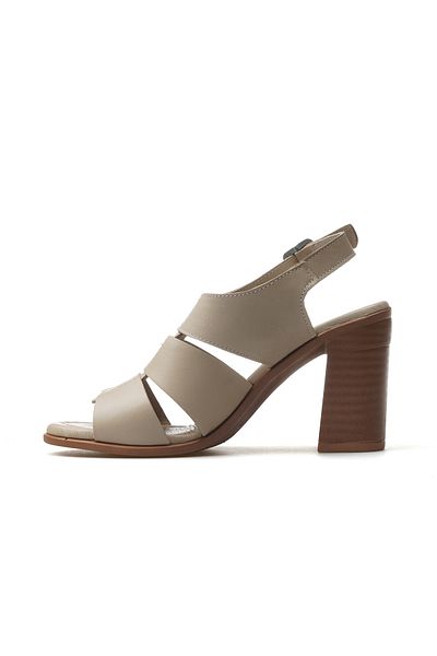 Venüs Women's Thick Heeled Daily Sandals 25Y 24381400Y Z Beige