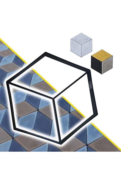 SIKS Matriță cu contur pentru turnarea betonului amprentat, pavaj sau piatră decorativă, 39 x 4 x 44 cm