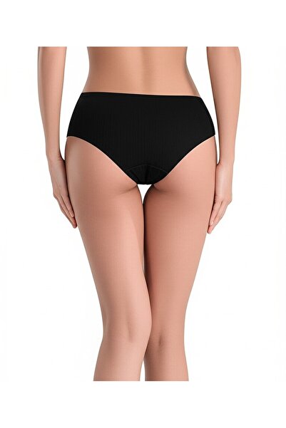 Great Lineage Kadın Fitilli Ribana %100 Pamuklu Bato Külot 6'li Paket