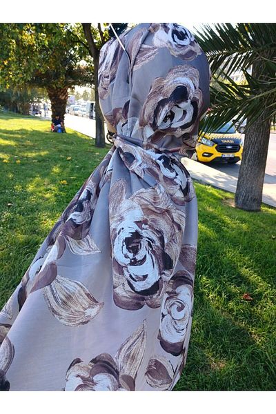 Nilbutik Flower Pattern Cotton Shawl