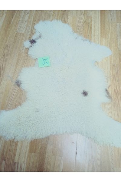 hoaryage Real Sheep Lamb Leather Thick Tok Standing Prayer Rug 100% Sheep
