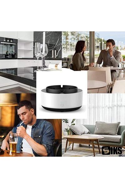 SIKS Electric Ashtray, Direct Suction, Air Purifier With Negative Ions, Air Freshener